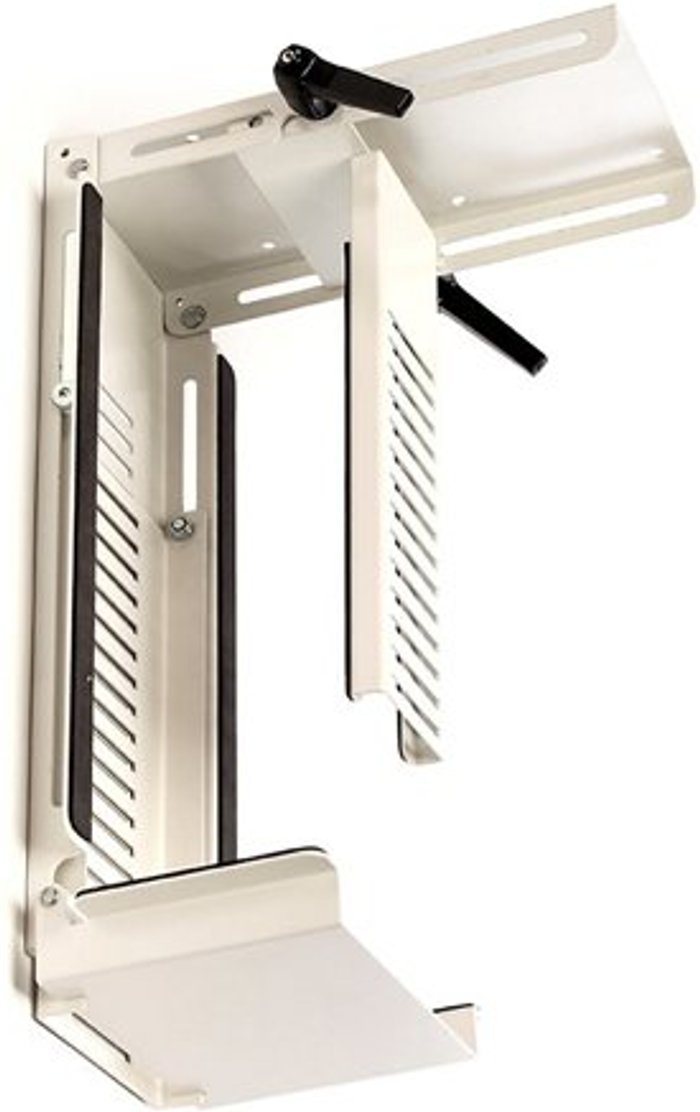 Office Monster | Neon Neon under desk CPU holder - white Neon Neon under desk CPU holder - white