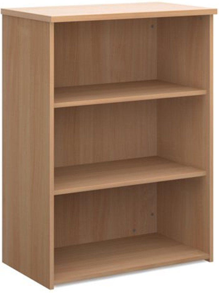 Office Monster | Universal Universal bookcase 1090mm high with 2 shelves - beech Universal Universal bookcase 1090mm high with 2 shelves - beech