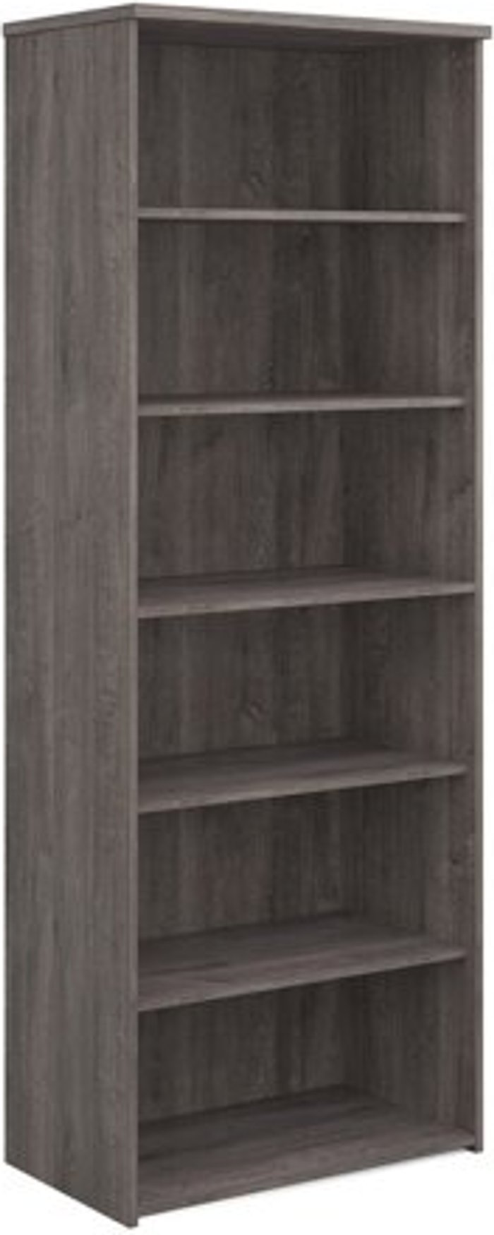 Office Monster | Universal Universal bookcase 2140mm high with 5 shelves - grey oak Universal Universal bookcase 2140mm high with 5 shelves - grey oak