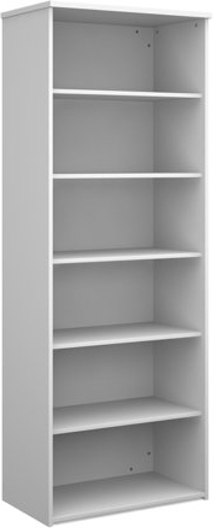 Office Monster | Universal Universal bookcase 2140mm high with 5 shelves - white Universal Universal bookcase 2140mm high with 5 shelves - white