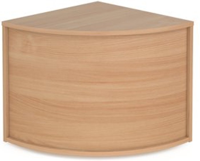 Office Monster | Denver Denver reception corner base unit 800mm x 800mm - beech Denver Denver reception corner base unit 800mm x 800mm - beech