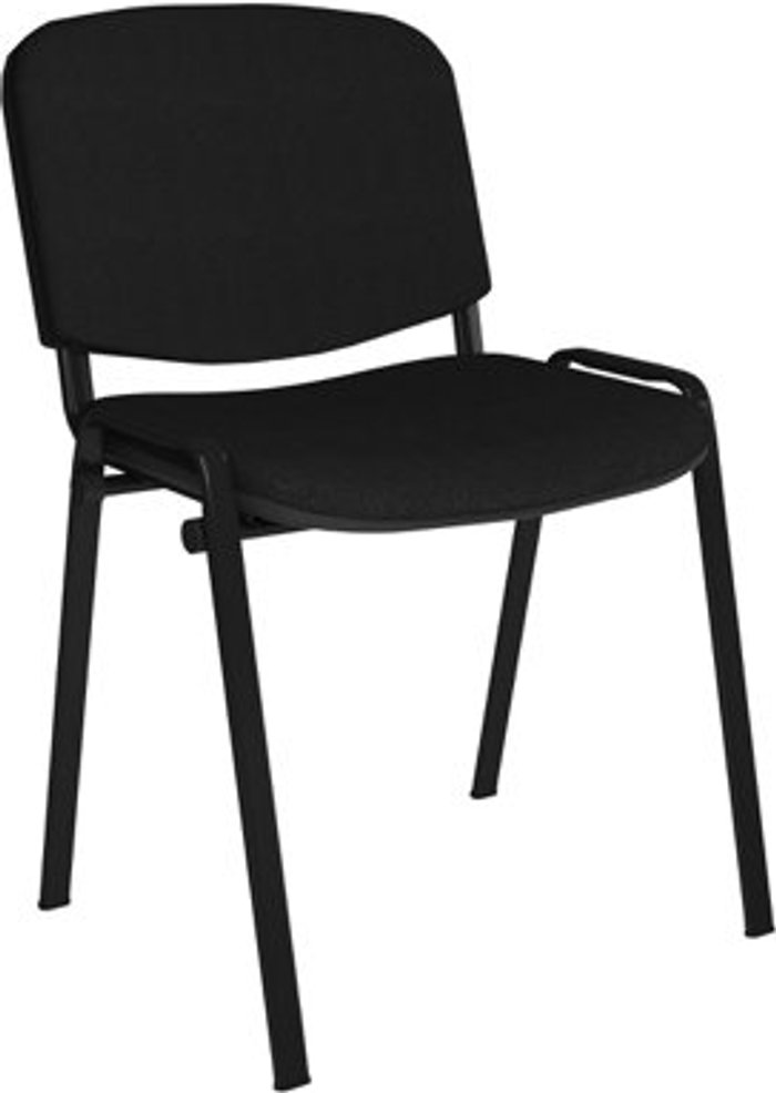 Office Monster | Taurus Taurus meeting room stackable chair with black frame and no arms - black Taurus Taurus meeting room stackable chair with black frame and no arms - black