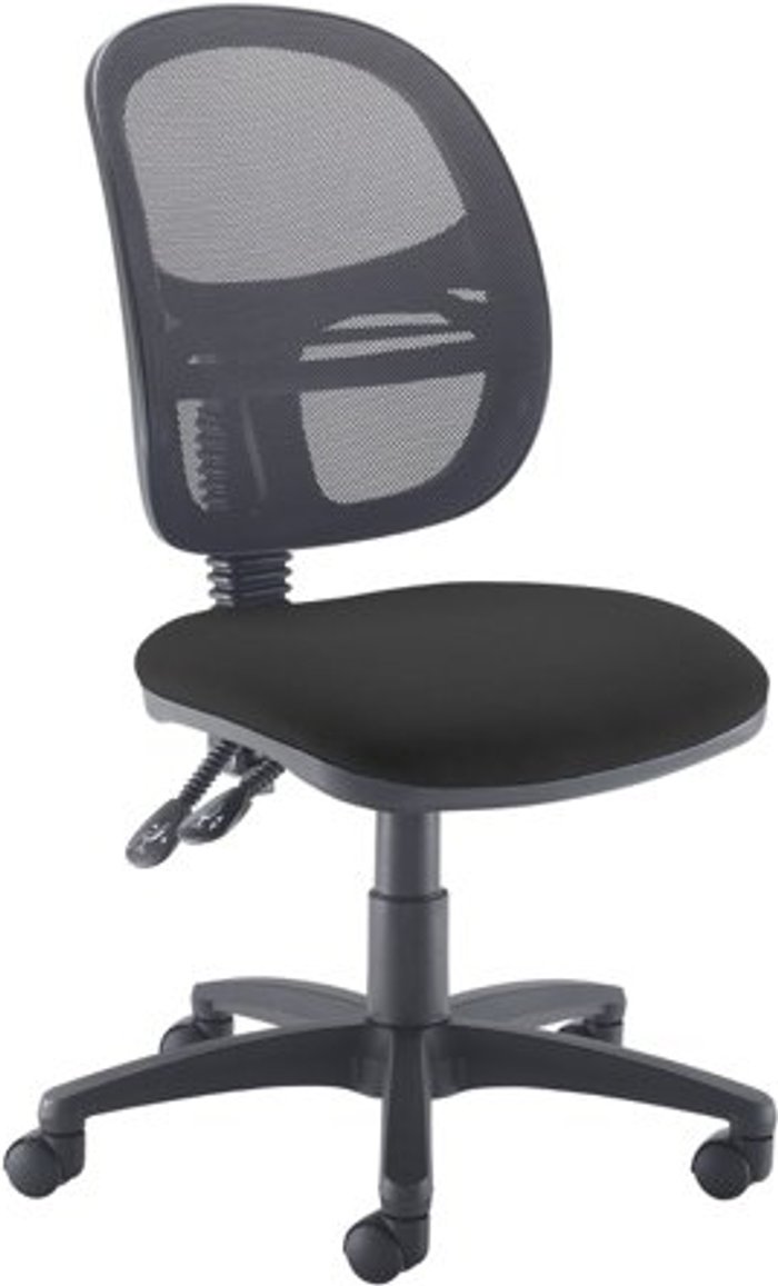 Office Monster | Jota Jota Mesh medium back operators chair with no arms - black Jota Jota Mesh medium back operators chair with no arms - black