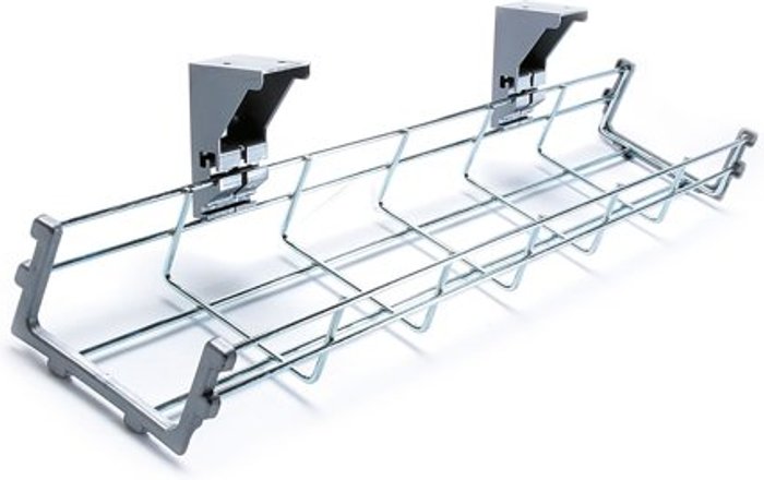 Office Monster | Dams Drop down cable management tray 1200mm long Dams Drop down cable management tray 1200mm long