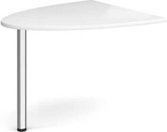Office Monster | Welcome Welcome reception unit D-end extension 1000mm x 888mm - white Welcome Welcome reception unit D-end extension 1000mm x 888mm - white