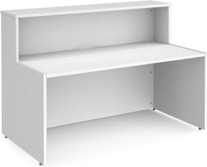 Office Monster | Welcome Welcome reception desk 1462mm wide - white Welcome Welcome reception desk 1462mm wide - white