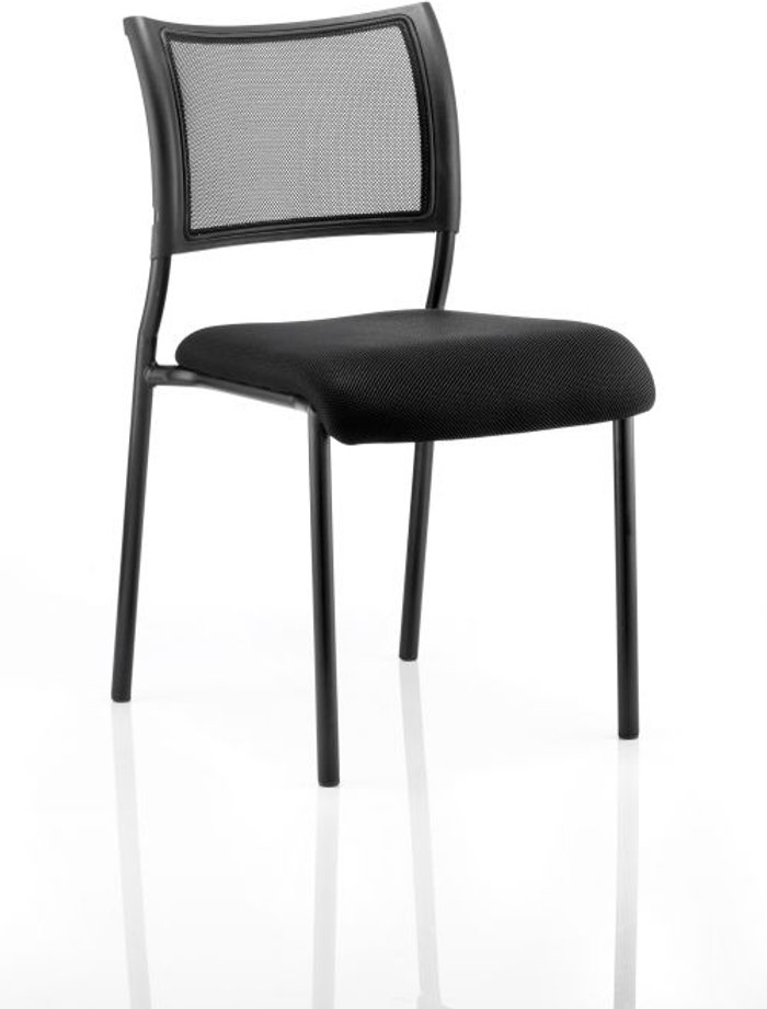 Office Monster | Brunswick Brunswick Visitor Chair Black Fabric Without Arms Black Frame Brunswick Brunswick Visitor Chair Black Fabric Without Arms Black Frame