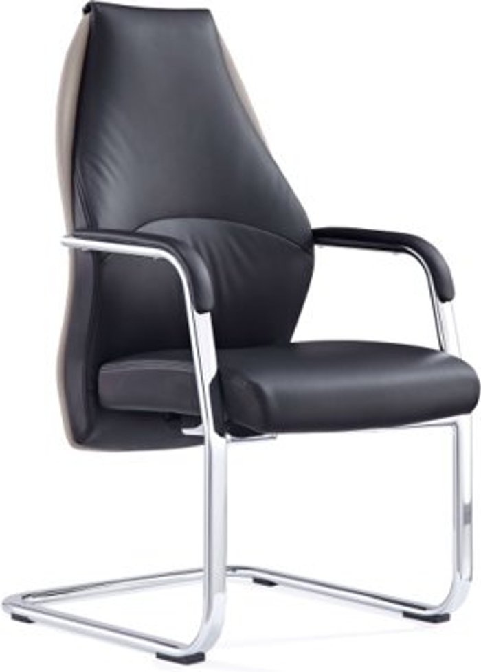 Office Monster | Mien Mien Black and Mink Cantilever Chair Mien Mien Black and Mink Cantilever Chair