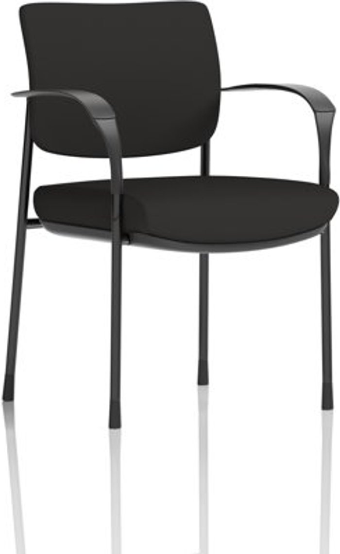 Office Monster | Brunswick Deluxe Brunswick Deluxe Black Fabric Back Black Frame With Arms Brunswick Deluxe Brunswick Deluxe Black Fabric Back Black Frame With Arms