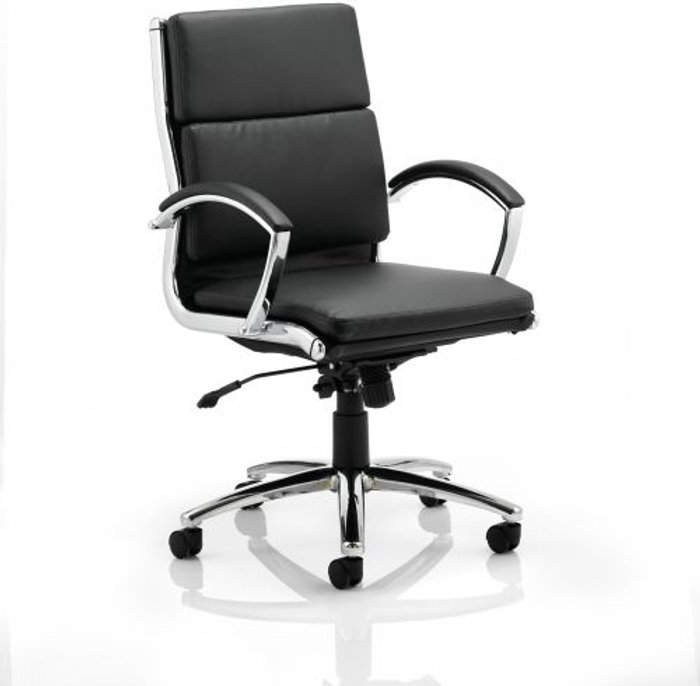 Office Monster | Classic Classic Executive Chair Medium Back Black With Arms Classic Classic Executive Chair Medium Back Black With Arms