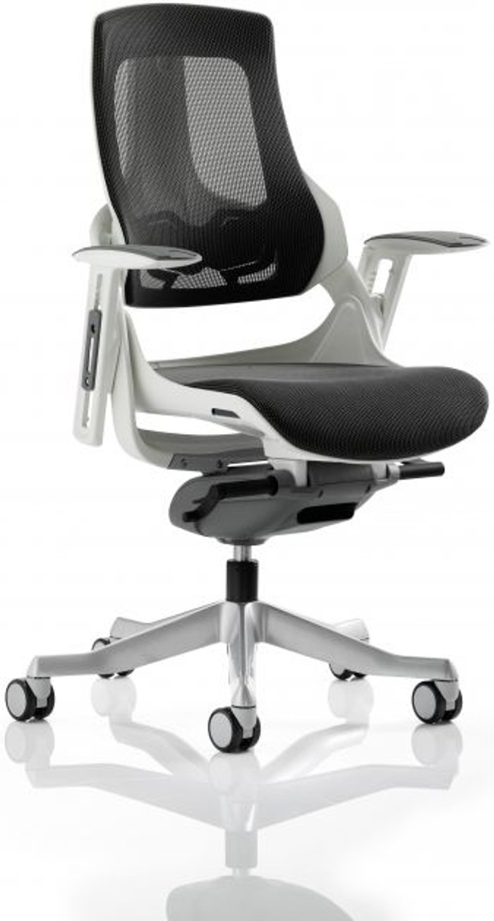 Office Monster | Zure Zure Executive Chair Charcoal Mesh With Arms Zure Zure Executive Chair Charcoal Mesh With Arms