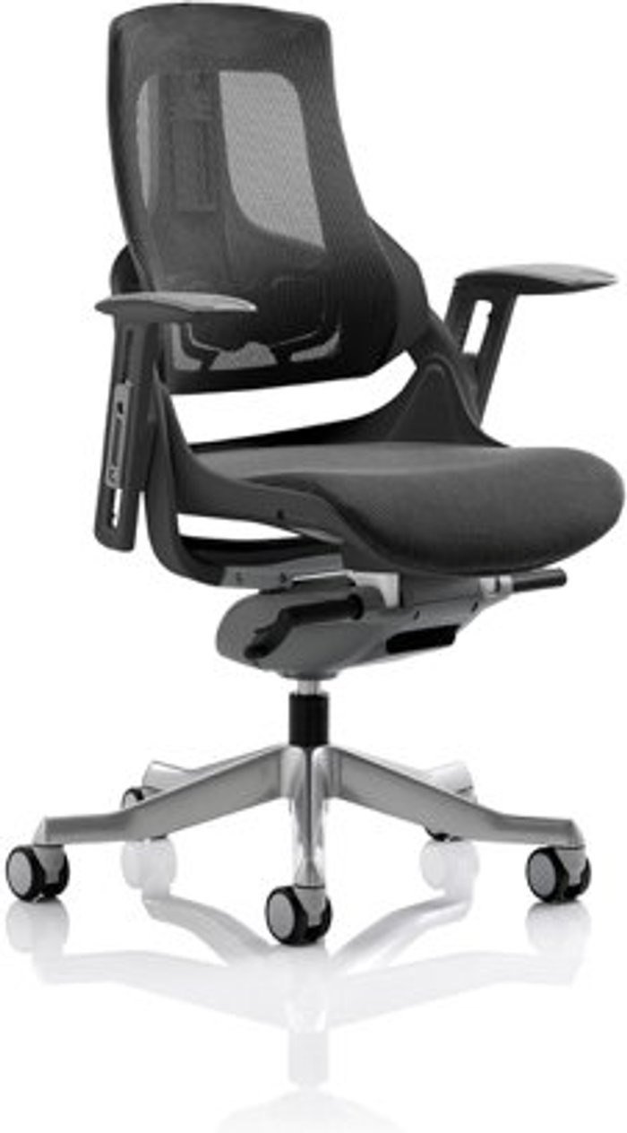 Office Monster | Zure Zure Executive Chair Black Frame Charcoal Mesh Zure Zure Executive Chair Black Frame Charcoal Mesh