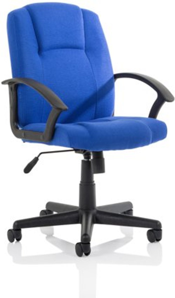 Office Monster | Bella Bella Executive Managers Chair Blue fabric Bella Bella Executive Managers Chair Blue fabric