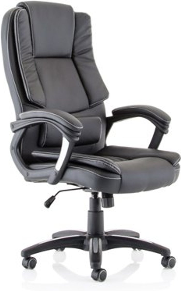 Office Monster | Dakota Dakota High Back Black Leather Look Chair Dakota Dakota High Back Black Leather Look Chair