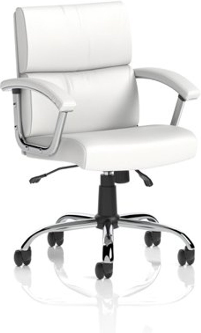 Office Monster | Desire Desire Medium Executive Chair White With Arms Desire Desire Medium Executive Chair White With Arms
