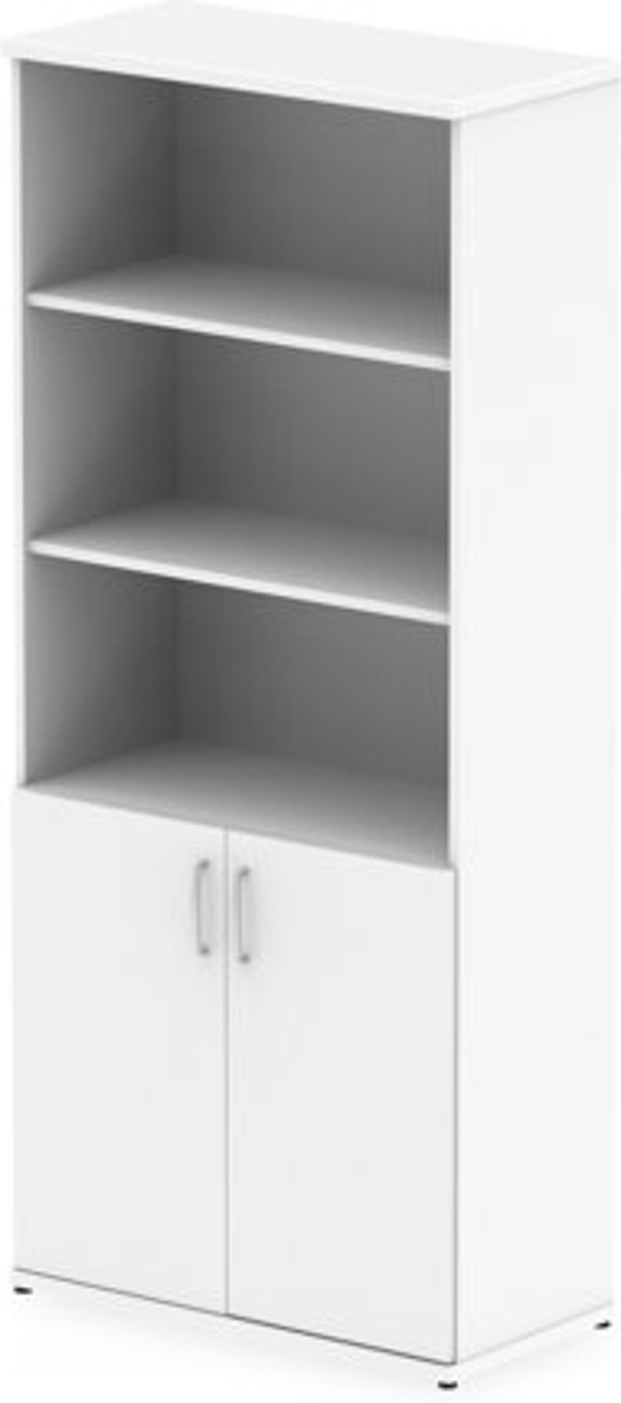 Office Monster | Impulse Impulse 2000 Cupboard Open Shelves White Impulse Impulse 2000 Cupboard Open Shelves White