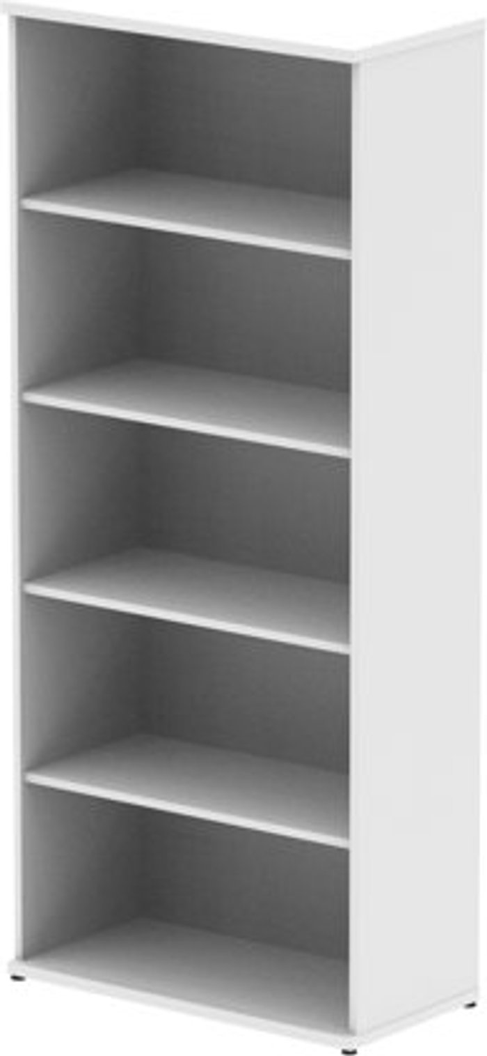 Office Monster | Impulse Impulse 2000 Bookcase White Impulse Impulse 2000 Bookcase White