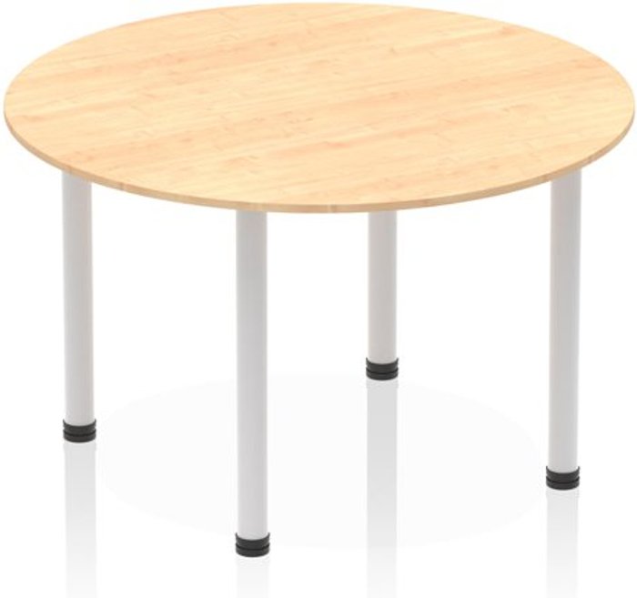 Office Monster | Impulse Impulse 1200 round Meeting Table Maple Impulse Impulse 1200 round Meeting Table Maple