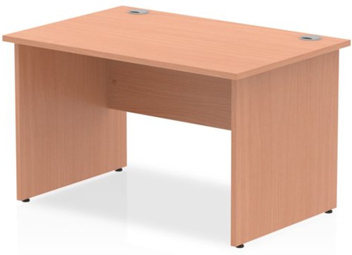 Office Monster | Impulse Impulse Panel End 1200 Rectangle Desk Beech Impulse Impulse Panel End 1200 Rectangle Desk Beech