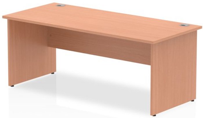 Office Monster | Impulse Impulse Panel End 1800 Rectangle Desk Beech Impulse Impulse Panel End 1800 Rectangle Desk Beech