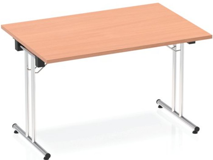 Office Monster | Impulse Impulse 1200 Folding Rectangular Table Beech Impulse Impulse 1200 Folding Rectangular Table Beech