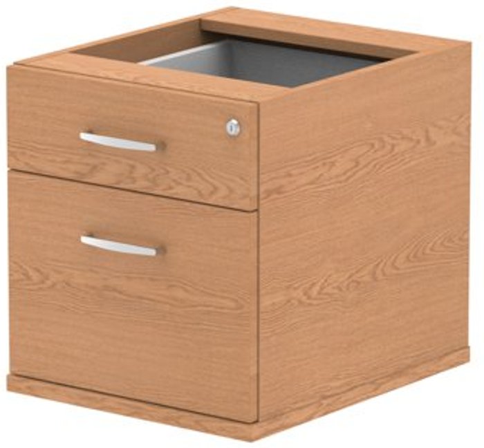 Office Monster | Impulse Impulse Fixed Pedestal 2 Drawer Oak Impulse Impulse Fixed Pedestal 2 Drawer Oak