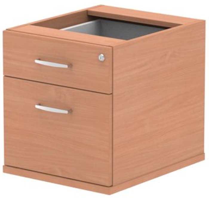 Office Monster | Impulse Impulse Fixed Pedestal 2 Drawer Beech Impulse Impulse Fixed Pedestal 2 Drawer Beech
