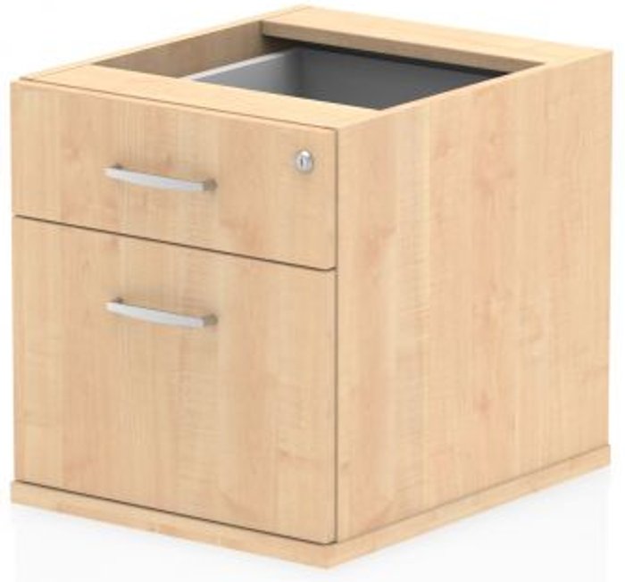 Office Monster | Impulse Impulse Fixed Pedestal 2 Drawer Maple Impulse Impulse Fixed Pedestal 2 Drawer Maple