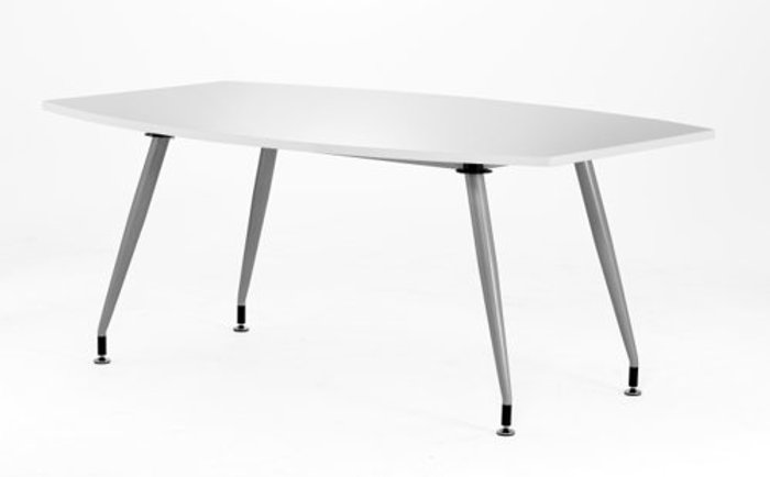Office Monster | Hi-Gloss White Gloss Writable 1800 Boardroom Table Hi-Gloss White Gloss Writable 1800 Boardroom Table