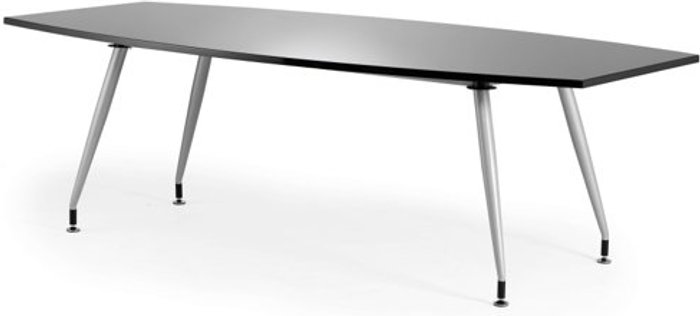 Office Monster | Hi-Gloss Black Gloss Writable 2400 Boardroom Table Hi-Gloss Black Gloss Writable 2400 Boardroom Table