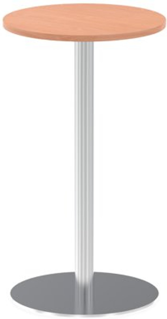 Office Monster | Impulse Italia Poseur Table Round 600 Top 1145 High Beech Impulse Italia Poseur Table Round 600 Top 1145 High Beech