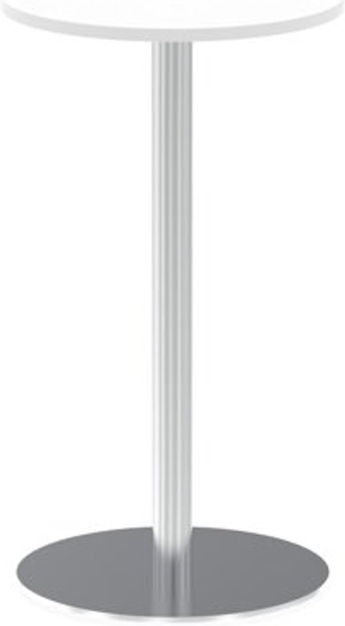 Office Monster | Impulse Italia Poseur Table Round 600 Top 1145 High White Impulse Italia Poseur Table Round 600 Top 1145 High White