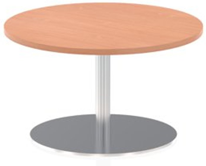 Office Monster | Italia Italia 800mm Poseur Round Table Beech Top 475mm High Leg Italia Italia 800mm Poseur Round Table Beech Top 475mm High Leg