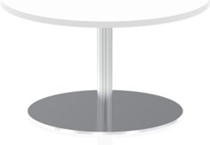 Office Monster | Italia Italia 800mm Poseur Round Table White Top 475mm High Leg Italia Italia 800mm Poseur Round Table White Top 475mm High Leg