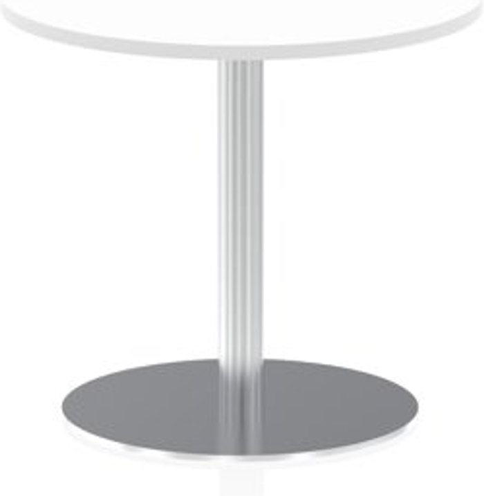 Office Monster | Italia Italia 800mm Poseur Round Table White Top 725mm High Leg Italia Italia 800mm Poseur Round Table White Top 725mm High Leg