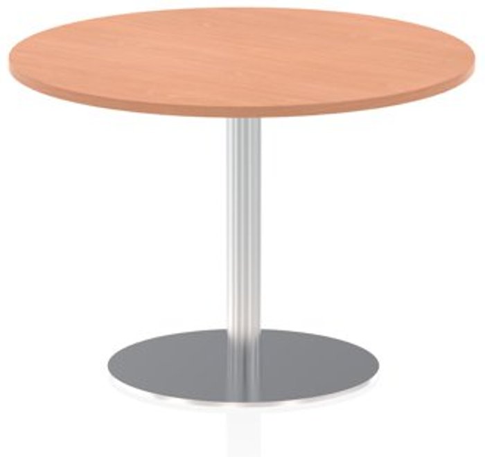 Office Monster | Impulse Italia Poseur Table Round 1000 Top 725 High Beech Impulse Italia Poseur Table Round 1000 Top 725 High Beech