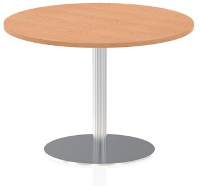 Office Monster | Impulse Italia Poseur Table Round 1000 Top 725 High Oak Impulse Italia Poseur Table Round 1000 Top 725 High Oak