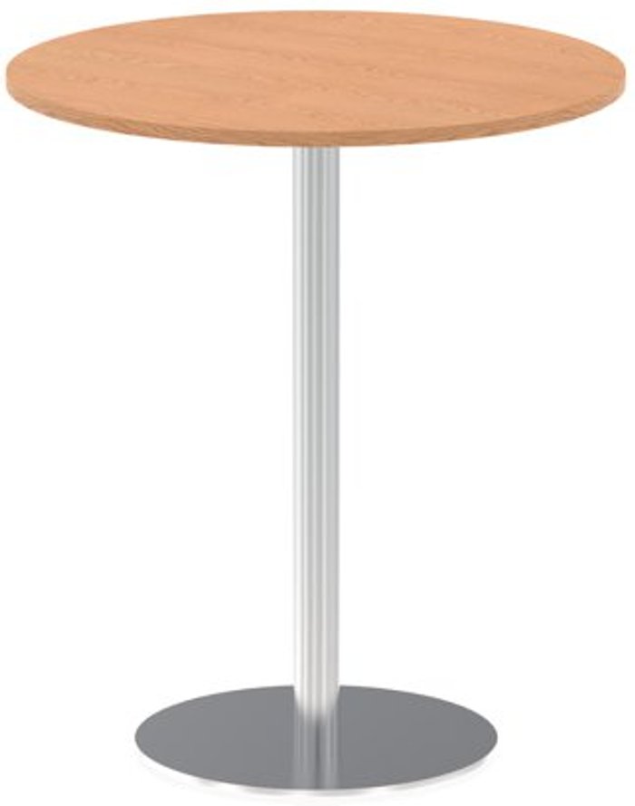 Office Monster | Impulse Italia Poseur Table Round 1000 Top 1145 High Oak Impulse Italia Poseur Table Round 1000 Top 1145 High Oak