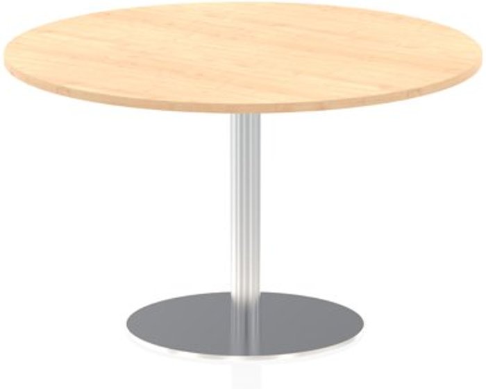 Office Monster | Impulse Italia Poseur Table Round 1200 Top 725 High Maple Impulse Italia Poseur Table Round 1200 Top 725 High Maple