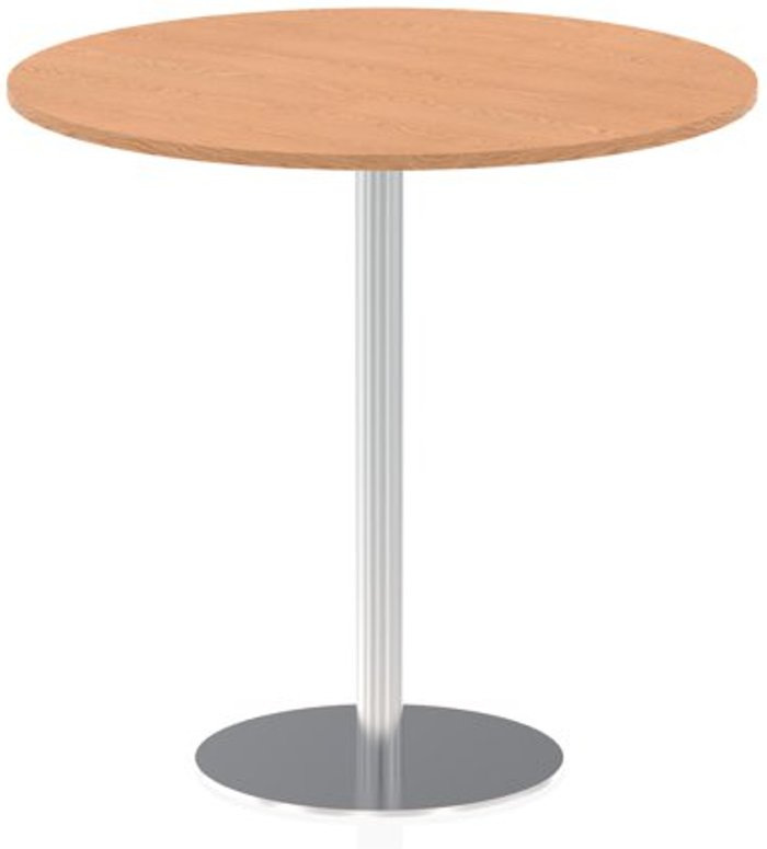Office Monster | Impulse Italia Poseur Table Round 1200 Top 1145 High Oak Impulse Italia Poseur Table Round 1200 Top 1145 High Oak