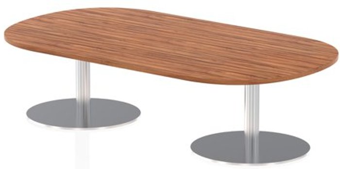 Office Monster | Impulse Italia Poseur Boardroom Table 1800 Top 475 High Walnut Impulse Italia Poseur Boardroom Table 1800 Top 475 High Walnut