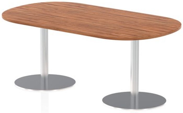 Office Monster | Impulse Italia Poseur Boardroom Table 1800 Top 725 High Walnut Impulse Italia Poseur Boardroom Table 1800 Top 725 High Walnut
