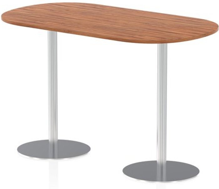 Office Monster | Impulse Italia Poseur Boardroom Table 1800 Top 1145 High Walnut Impulse Italia Poseur Boardroom Table 1800 Top 1145 High Walnut