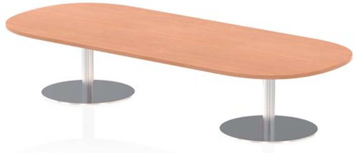 Office Monster | Italia Italia 2400mm Poseur Boardroom Table Beech Top 475mm High Leg Italia Italia 2400mm Poseur Boardroom Table Beech Top 475mm High Leg
