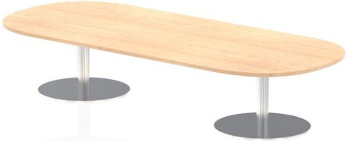 Office Monster | Italia Italia 2400mm Poseur Boardroom Table Maple Top 475mm High Leg Italia Italia 2400mm Poseur Boardroom Table Maple Top 475mm High Leg