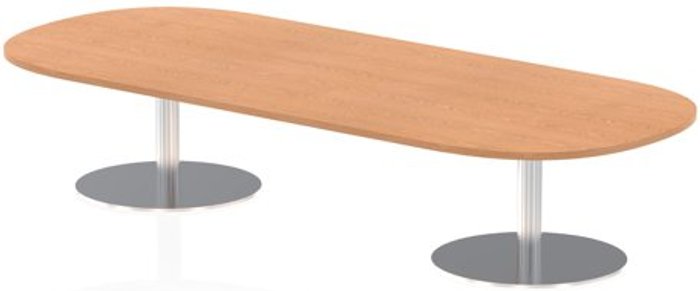 Office Monster | Italia Italia 2400mm Poseur Boardroom Table Oak Top 475mm High Leg Italia Italia 2400mm Poseur Boardroom Table Oak Top 475mm High Leg