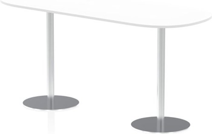 Office Monster | Impulse Italia Poseur Boardroom Table 2400 Top 1145 High White Impulse Italia Poseur Boardroom Table 2400 Top 1145 High White