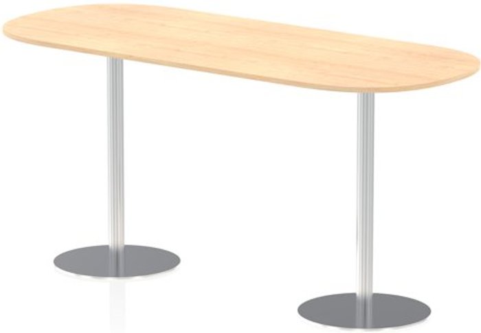 Office Monster | Impulse Italia Poseur Boardroom Table 2400 Top 1145 High Maple Impulse Italia Poseur Boardroom Table 2400 Top 1145 High Maple