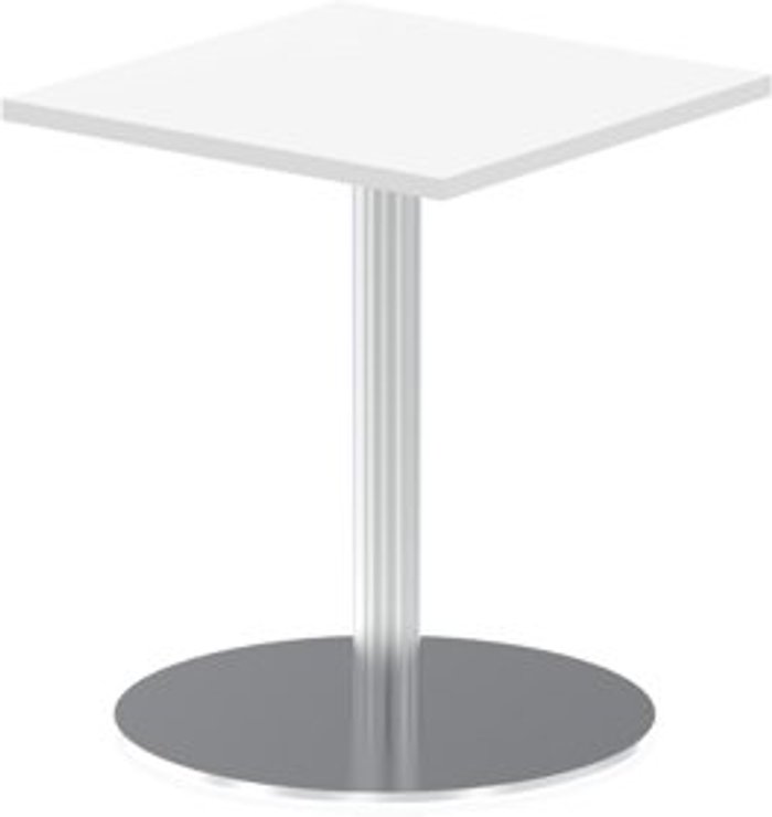 Office Monster | Impulse Italia Poseur Table Square 600/600 Top 725 High White Impulse Italia Poseur Table Square 600/600 Top 725 High White