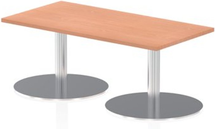 Office Monster | Italia Italia 1200 x 600mm Poseur Rectangular Table Beech Top 475mm High Leg Italia Italia 1200 x 600mm Poseur Rectangular Table Beech Top 475mm High Leg